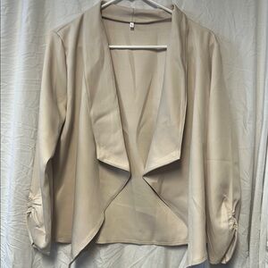 Elegant Cream Women's Jacket